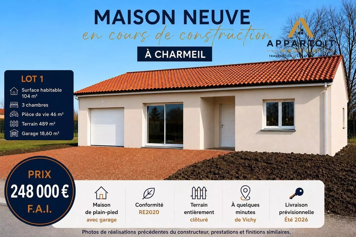 Maison à vendre, 103m², Vichy