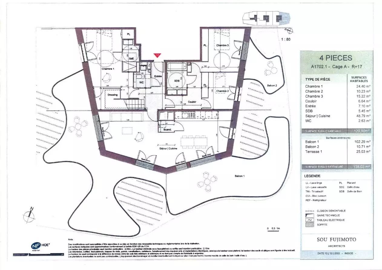 Appartement à vendre, 61m², Nice
