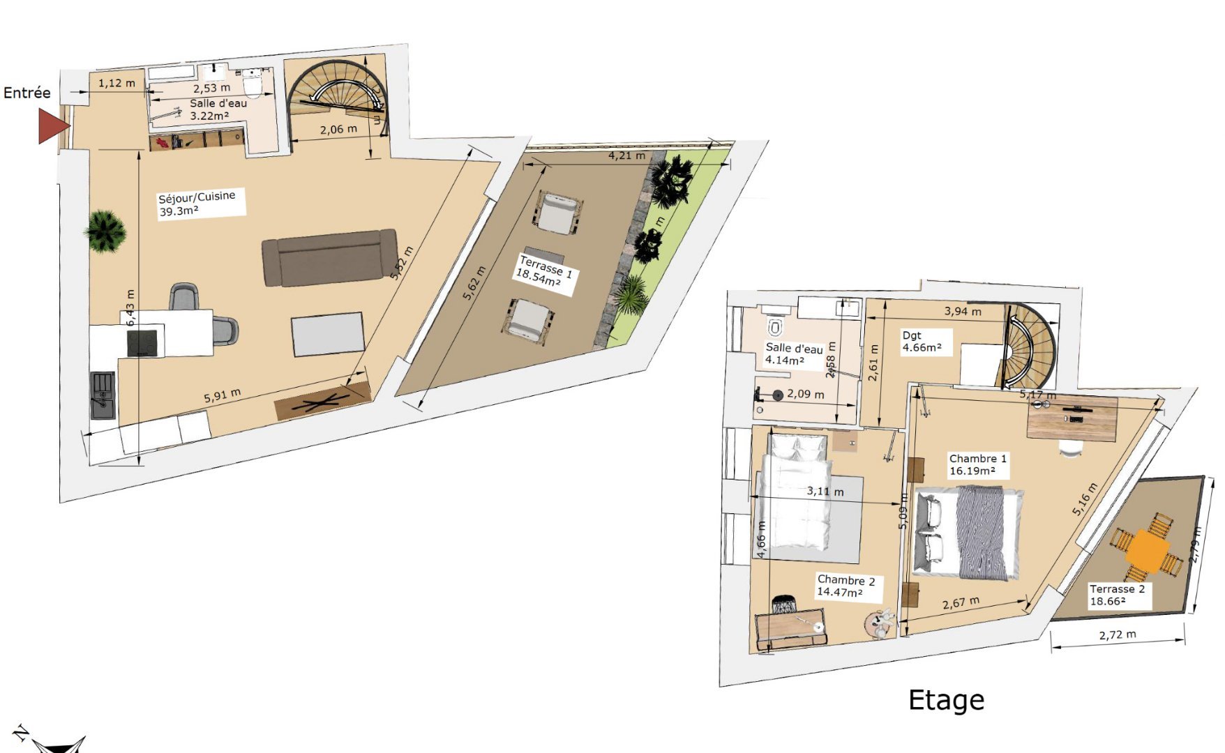 Maison à vendre, 86m², Sète