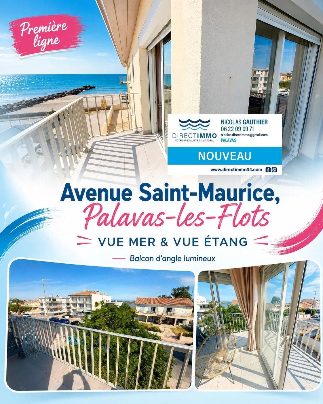 Appartement à vendre, 54m², Palavas-les-Flots