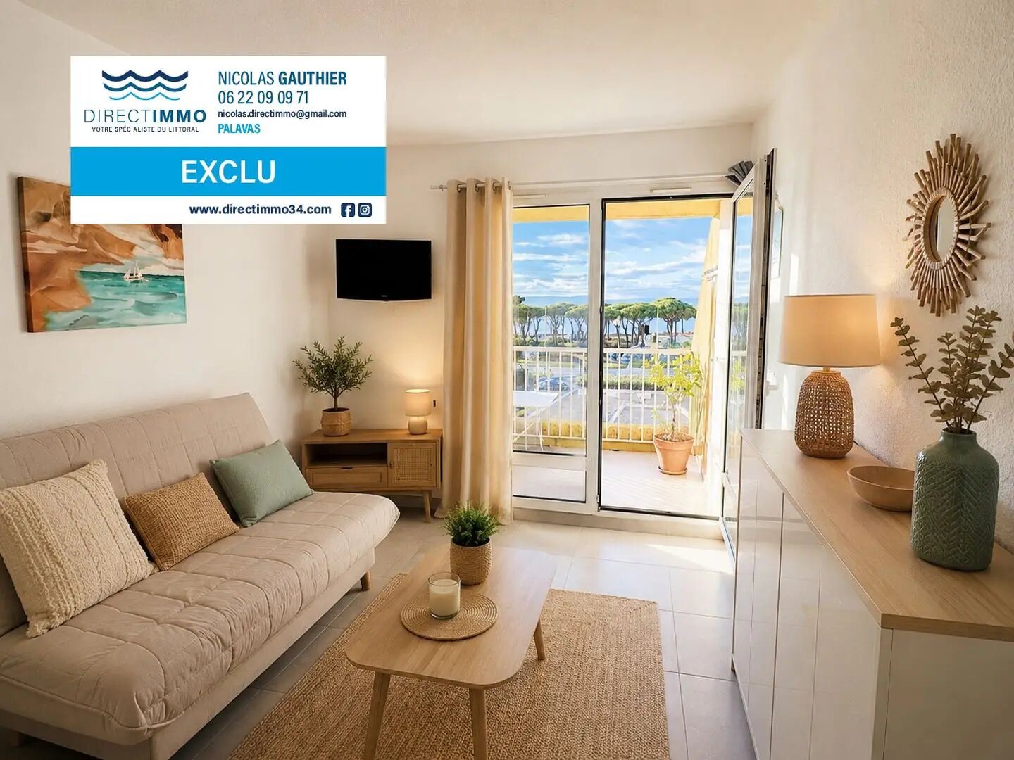 Appartement à vendre, 25m², Palavas-les-Flots
