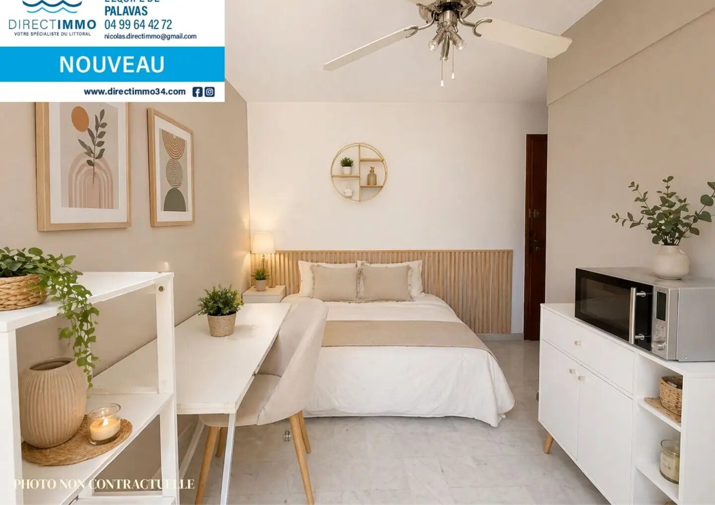 Appartement à vendre, 15m², La Grande-Motte