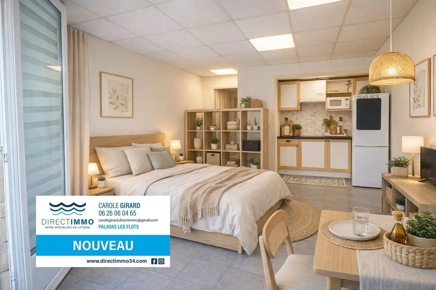 Appartement à vendre, 25m², Palavas-les-Flots