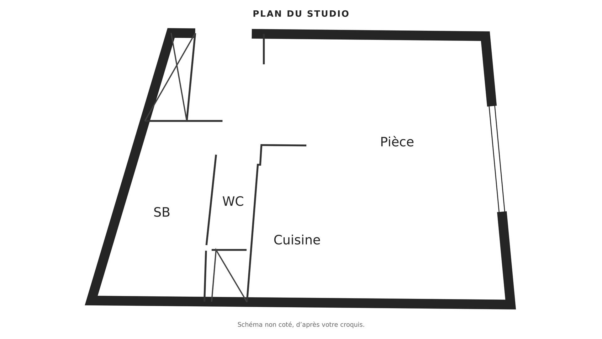 Appartement à louer, 24m², Combs-la-Ville