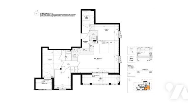 Appartement à vendre, 84m², Saint-Malo