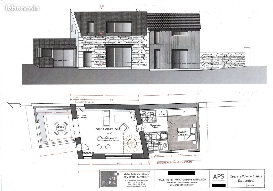 Maison à vendre, 95m², Artannes-sur-Thouet