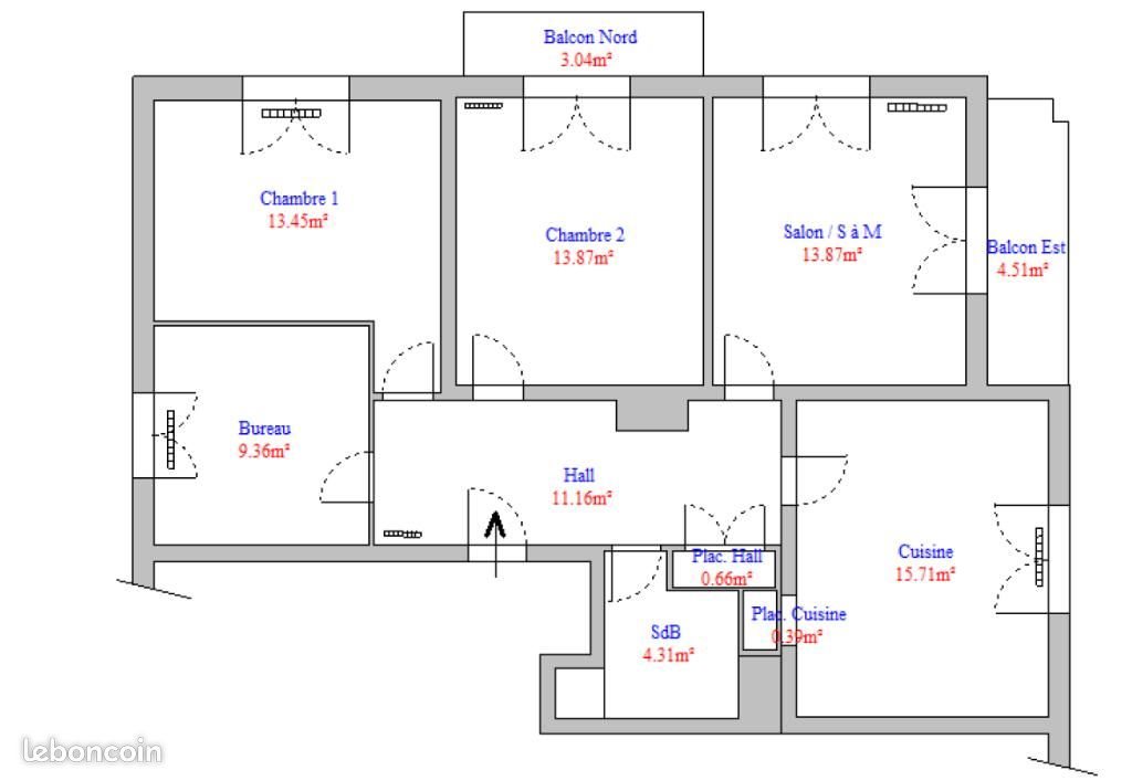 Appartement à vendre, 86m², Annecy