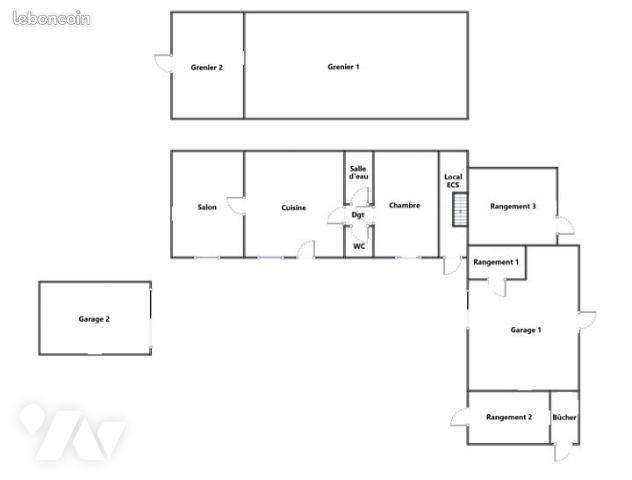 Maison à vendre, 51m², Marolles-les-Braults