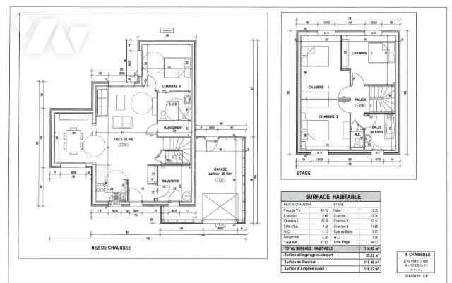 Maison à louer, 115m², Questembert