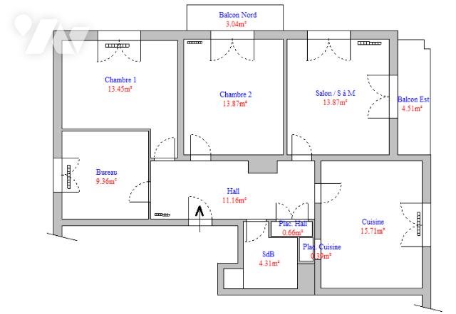 Appartement à vendre, 84m², Annecy-le-Vieux