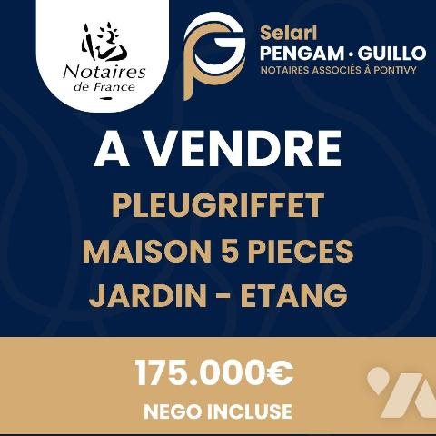 Maison à vendre, 116m², Pleugriffet