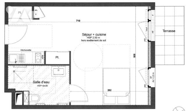 Appartement à vendre, 32m², Saint-Herblain