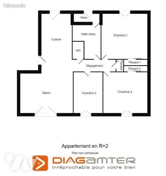 Appartement à vendre, 74m², Morlaix