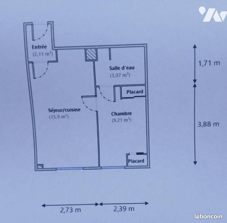 Appartement à vendre, 31m², Nice