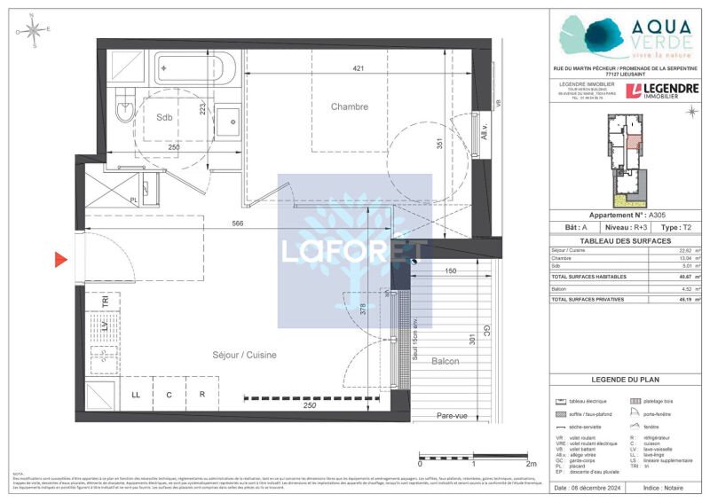 Appartement à vendre, 40m², Lieusaint