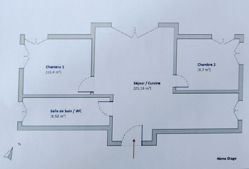 Appartement à vendre, 51m², Boulogne-Billancourt