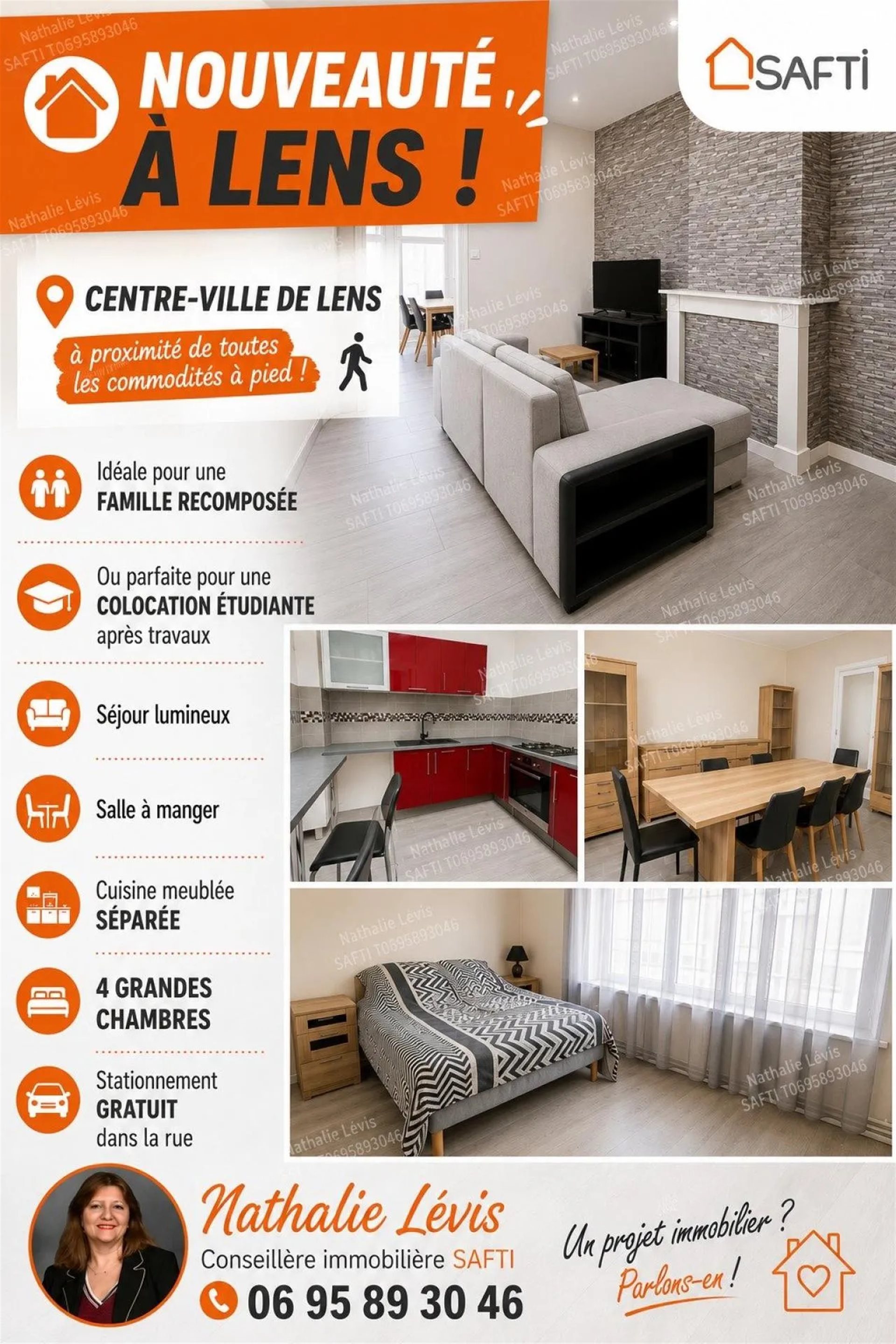 Maison à vendre, 110m², Lens