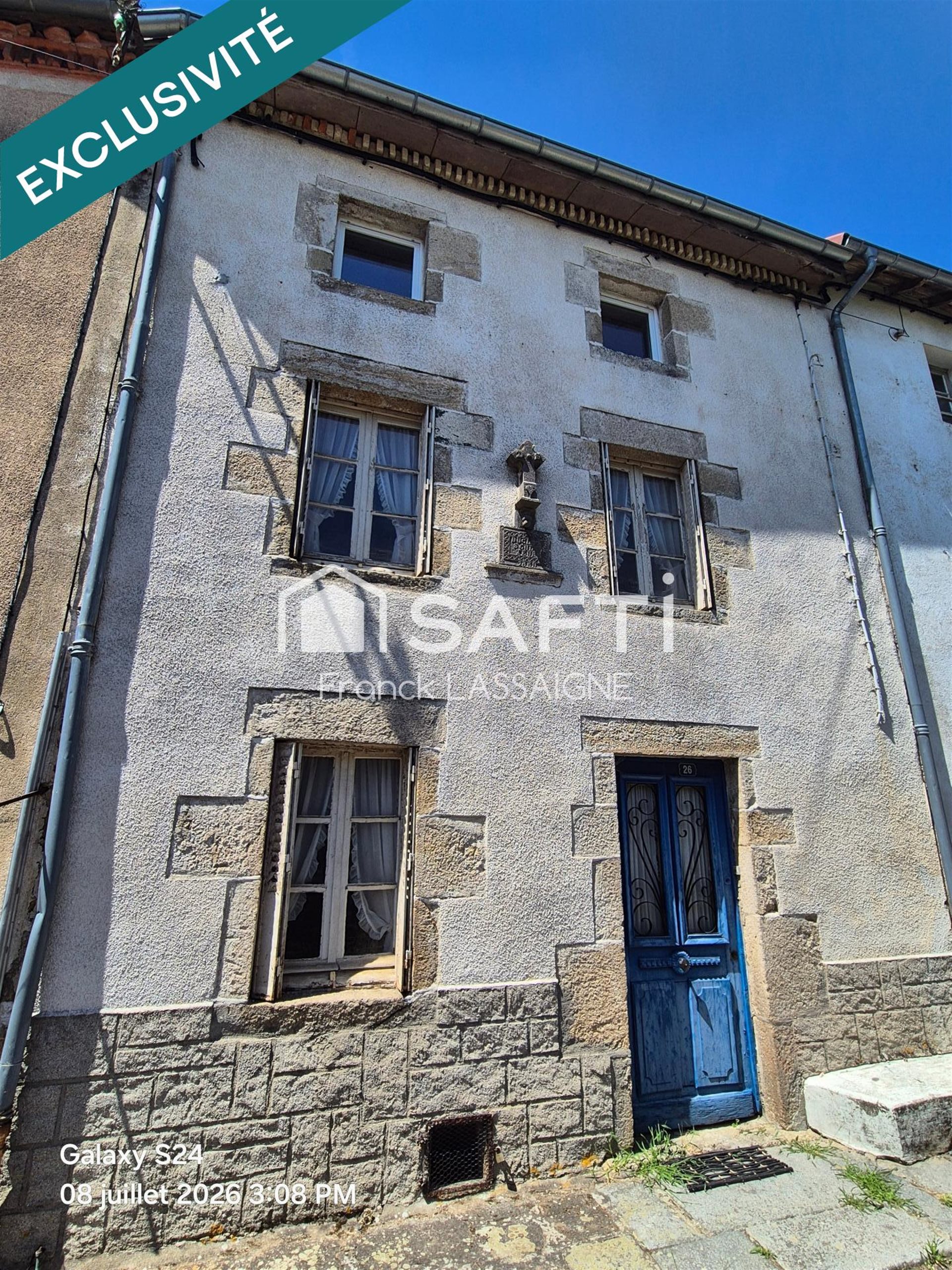 Maison à vendre, 65m², Bertignat