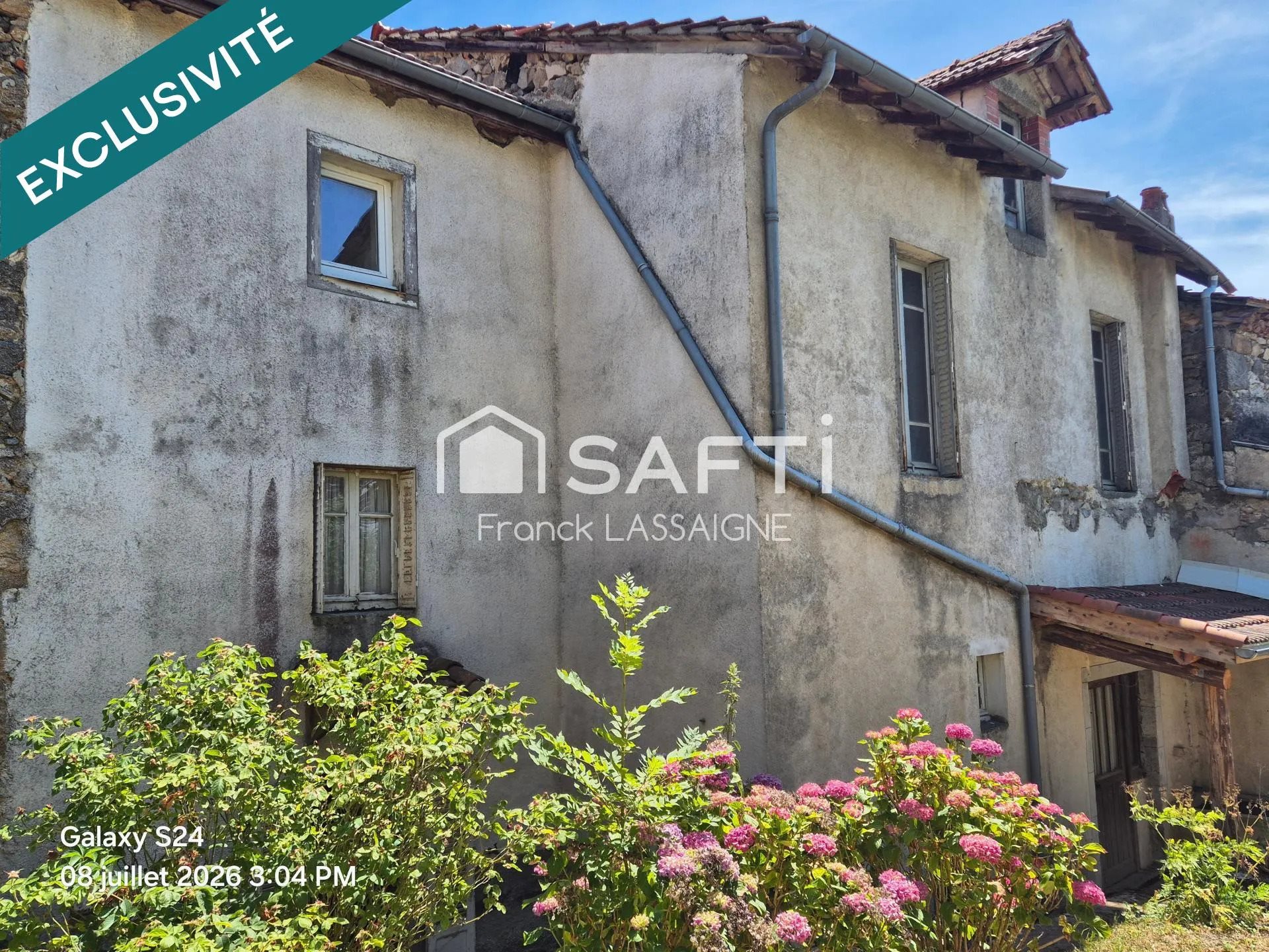 Maison à vendre, 65m², Bertignat