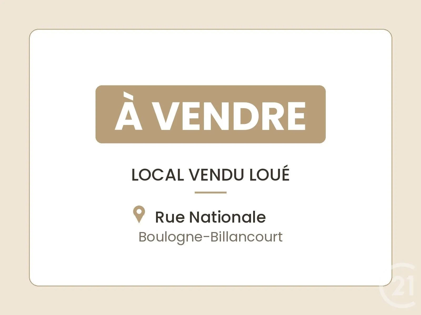 Appartement à vendre, 49m², Boulogne-Billancourt
