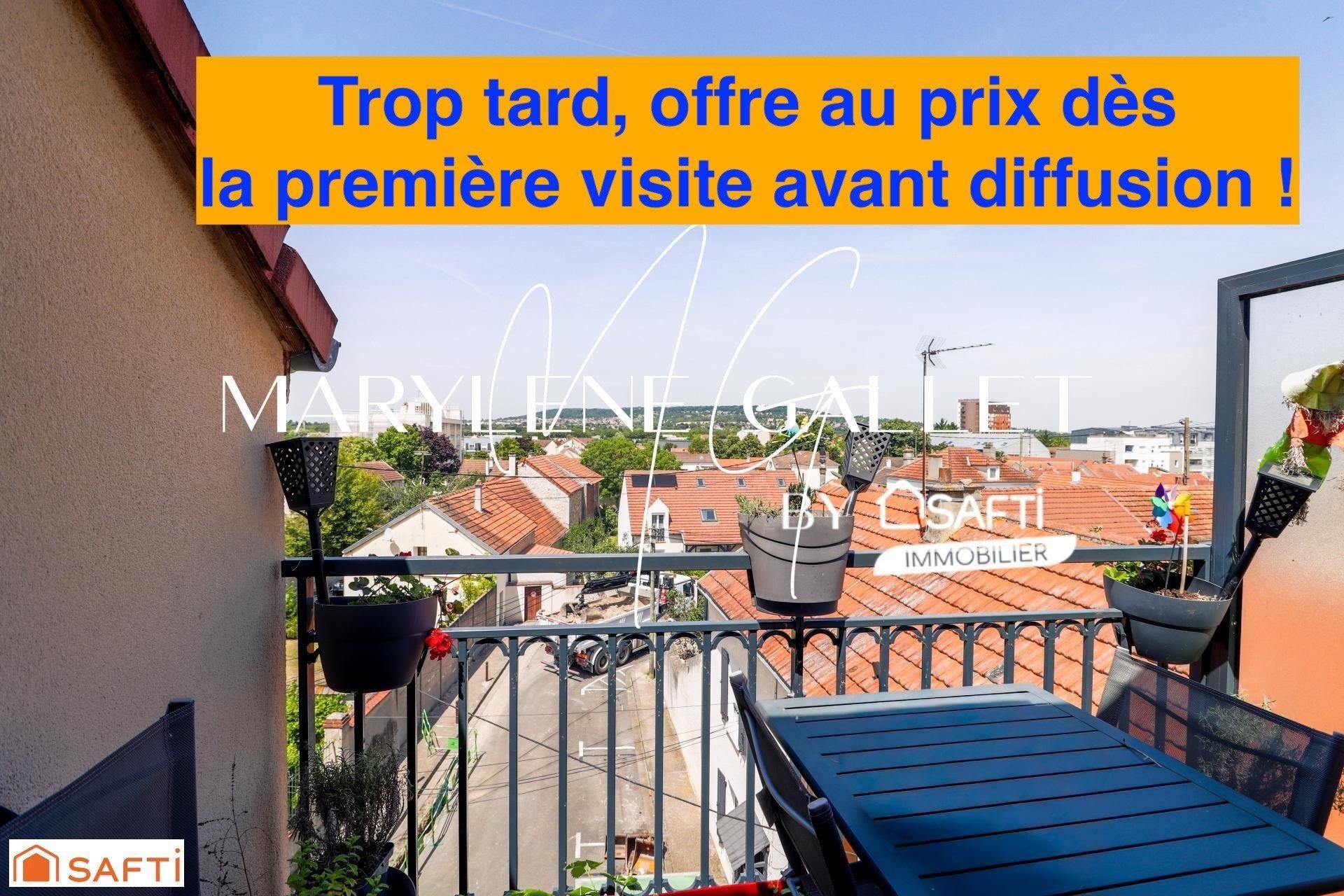 Appartement à vendre, 78m², Achères