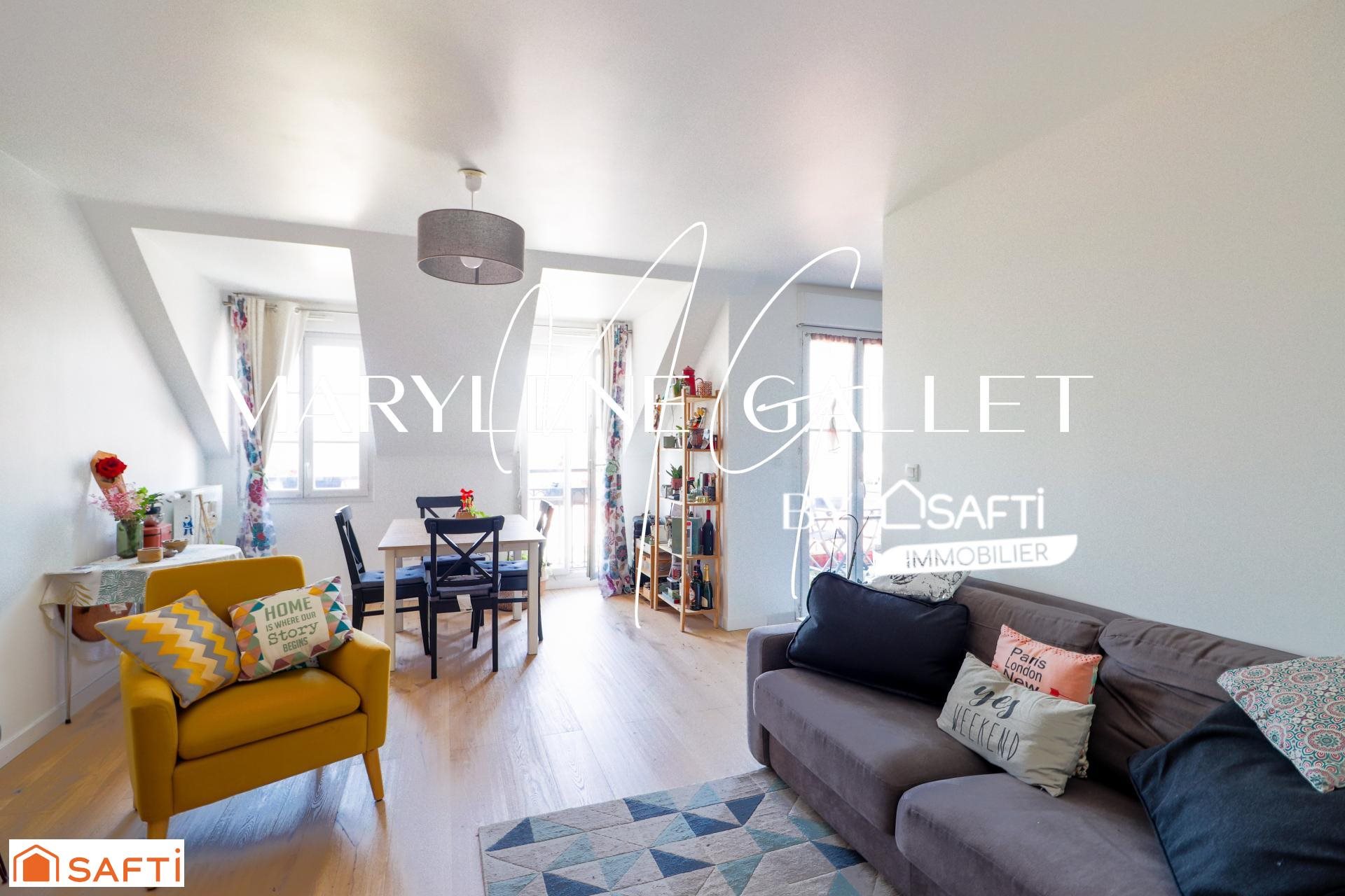 Appartement à vendre, 78m², Achères
