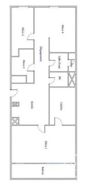 Appartement à vendre, 69m², Courbevoie