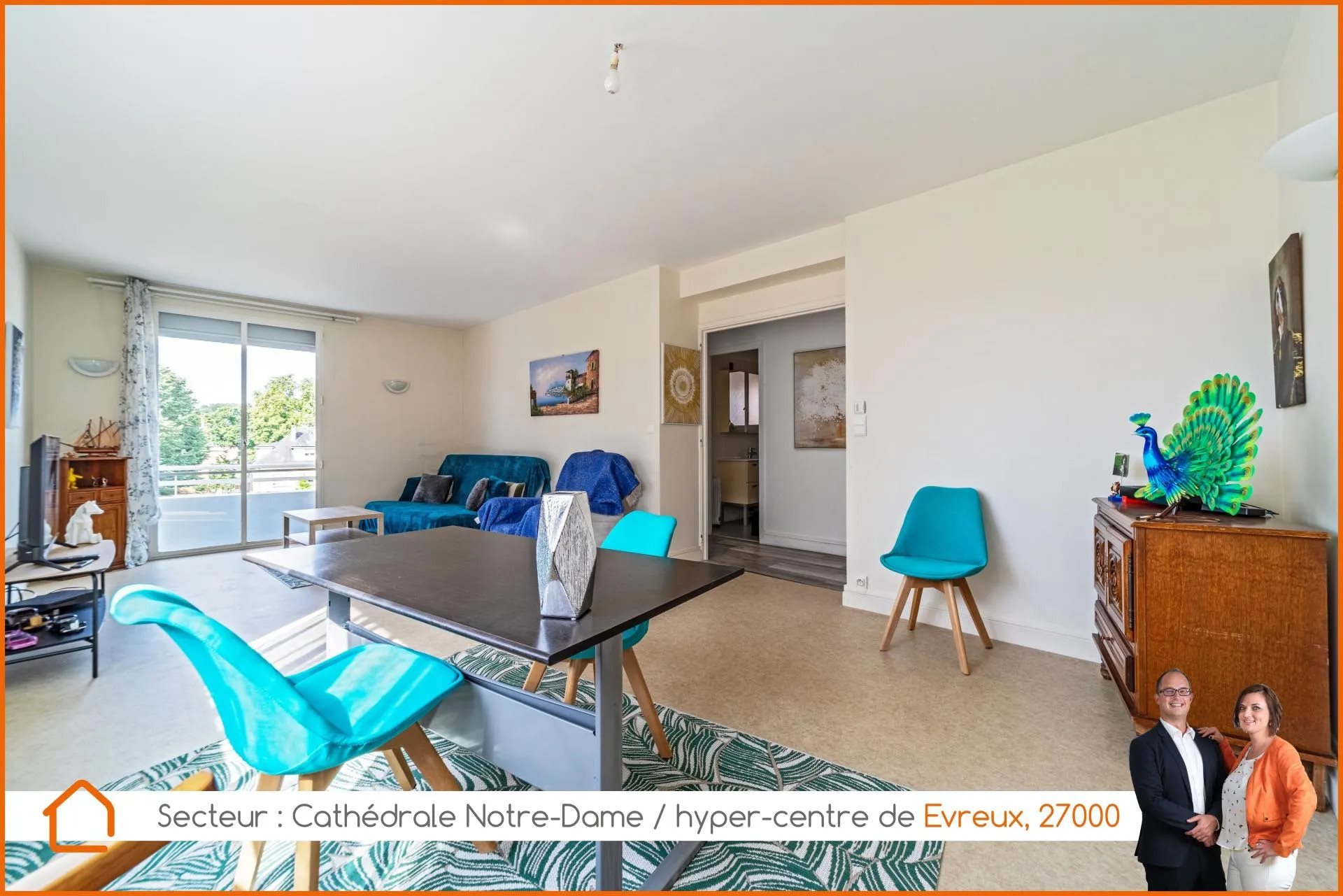 Appartement à vendre, 55m², Evreux