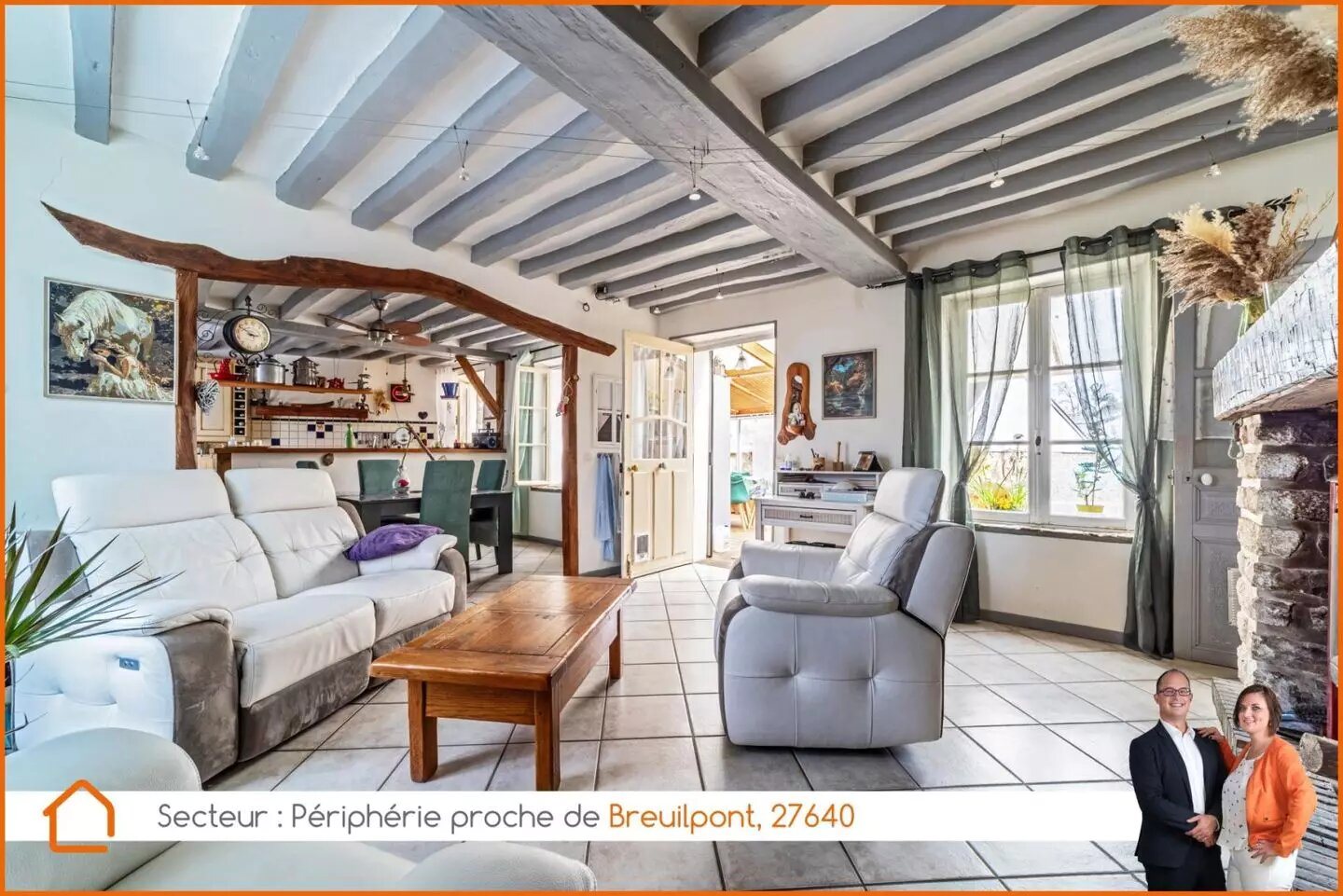 Maison à vendre, 108m², Breuilpont