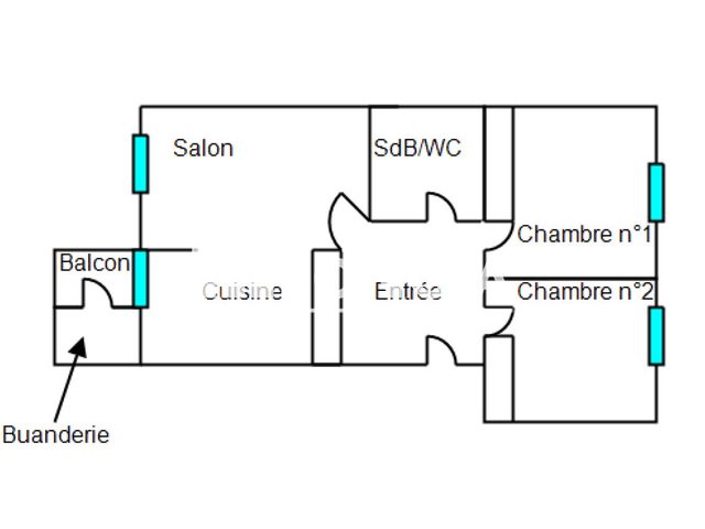 Appartement à louer, 55m², Toulon