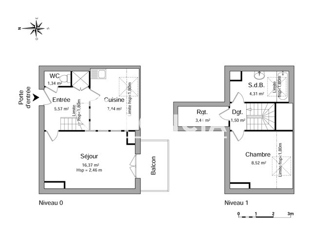 Appartement à louer, 48m², Strasbourg