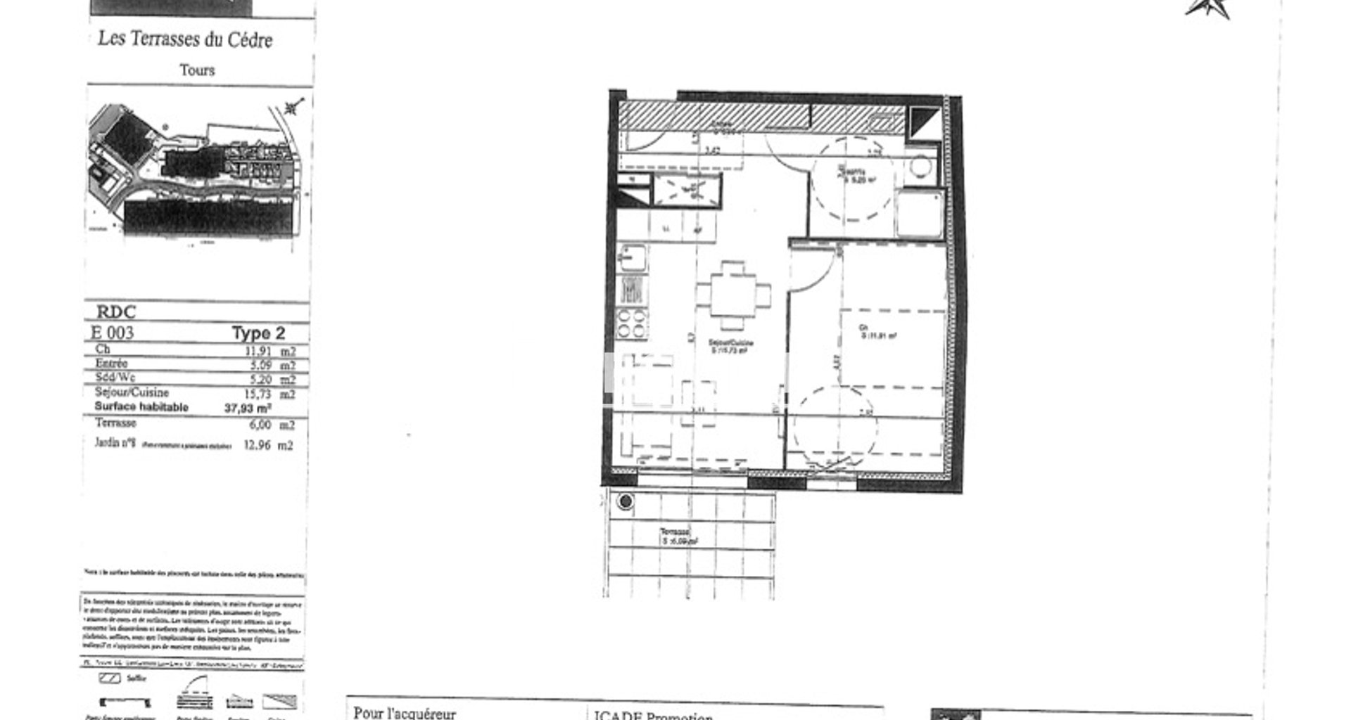Appartement à louer, 37m², Tours