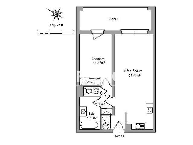 Appartement à louer, 46m², Istres