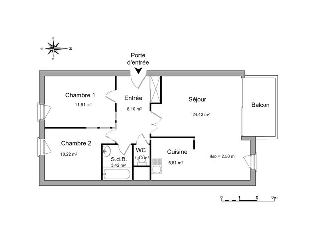 Appartement à louer, 64m², Castanet-Tolosan