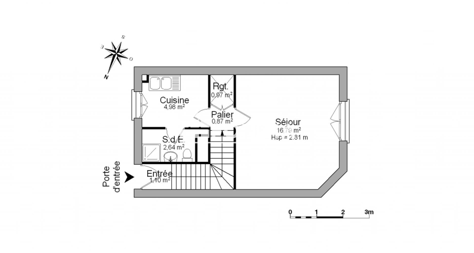 Appartement à louer, 27m², Houilles