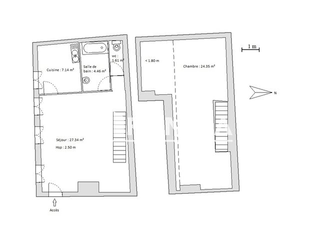 Appartement à louer, 64m², Bordeaux