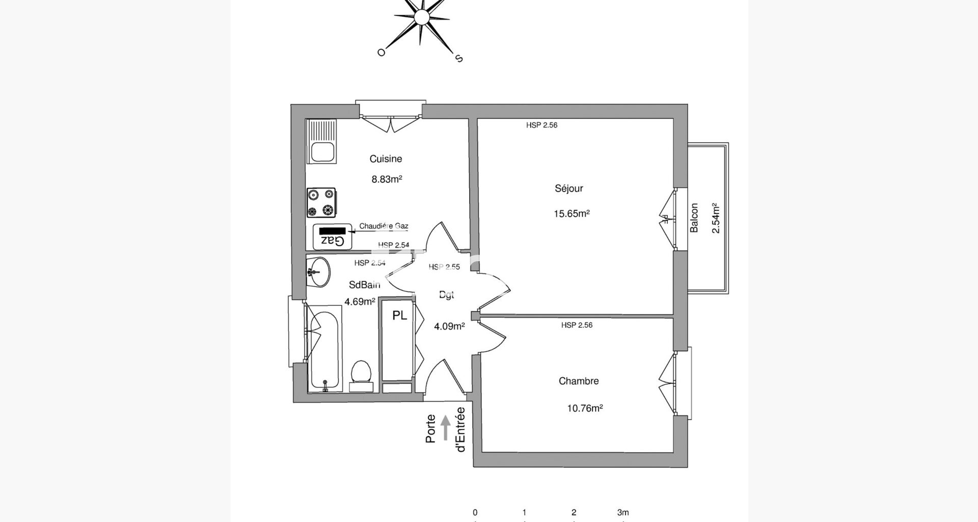 Appartement à vendre, 42m², Poitiers