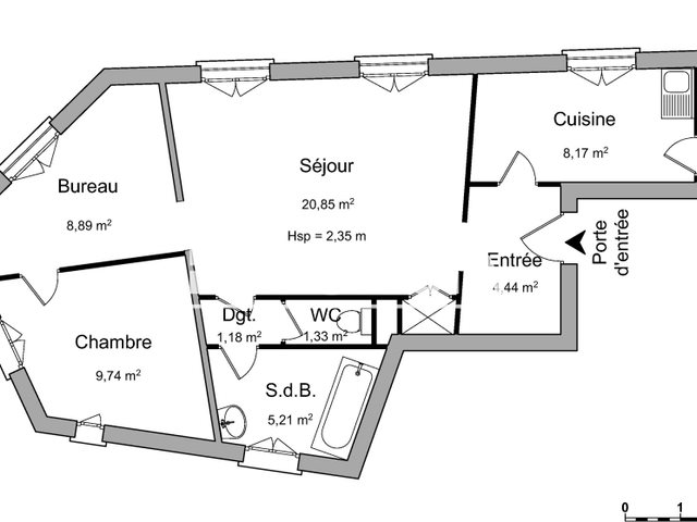 Appartement à louer, 61m², Colmar