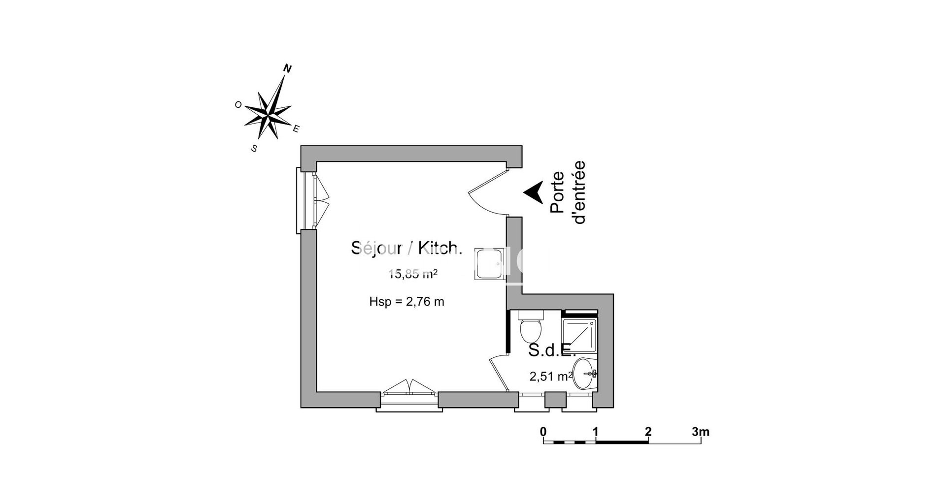 Appartement à louer, 18m², Orléans