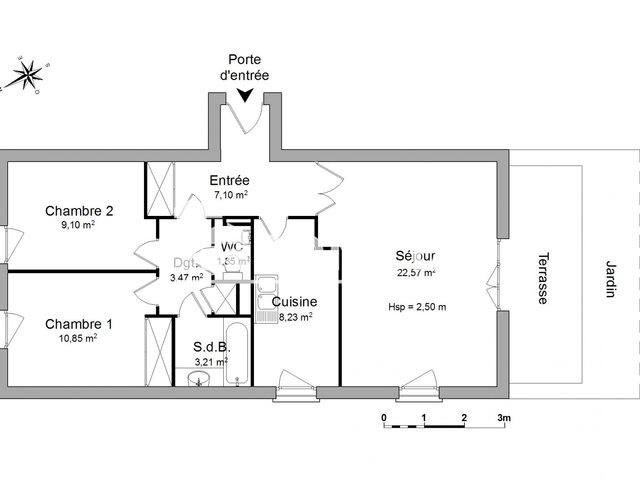 Appartement à louer, 65m², Avrillé