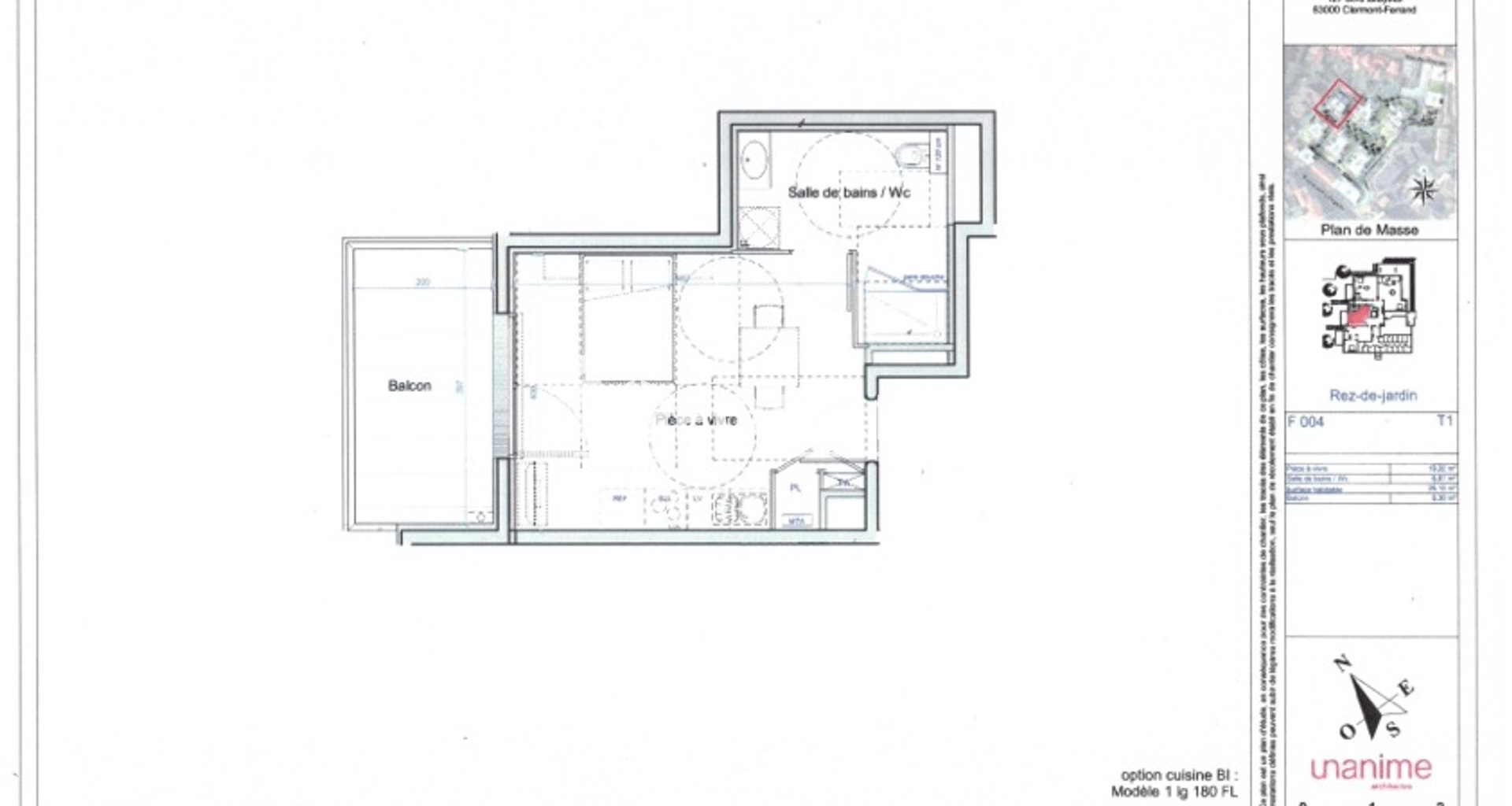 Appartement à louer, 26m², Clermont-Ferrand