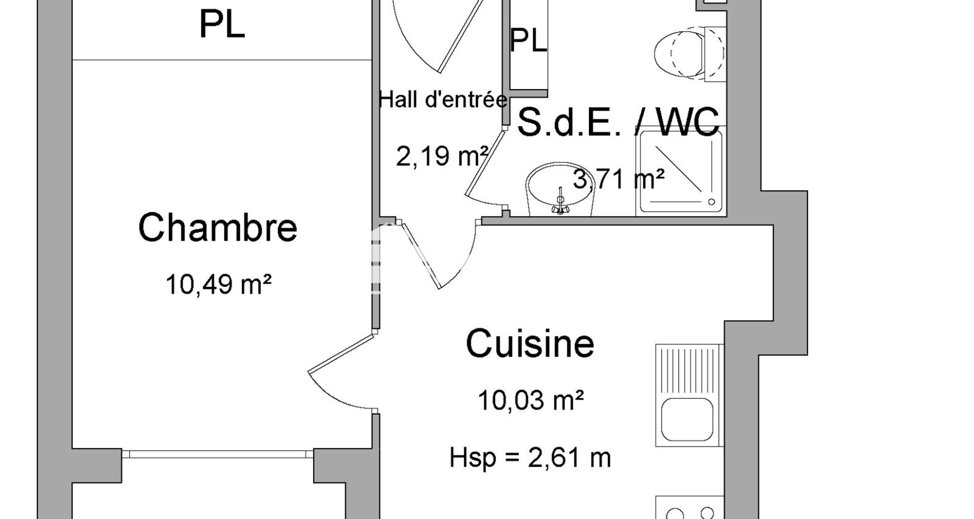 Appartement à louer, 26m², Saint-Maurice-de-Beynost