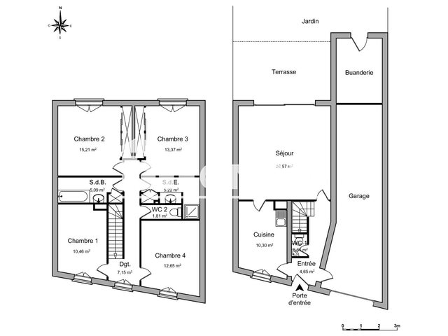 Maison à louer, 113m², Mérignac