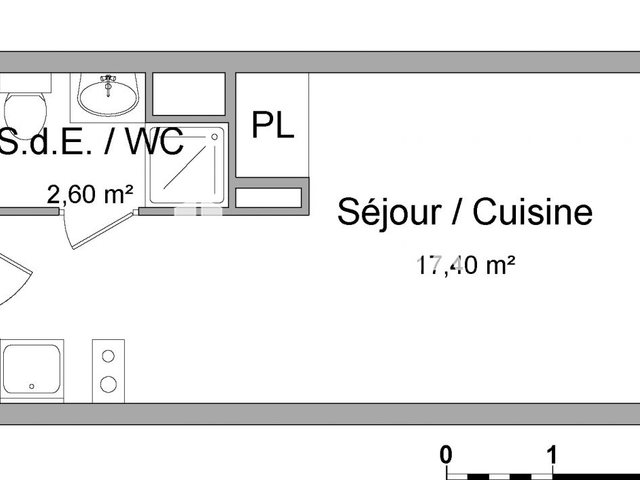 Appartement à louer, 20m², Toulouse