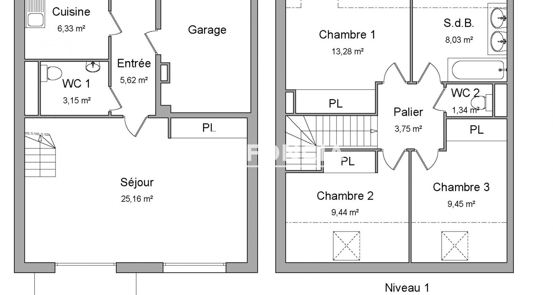 Maison à louer, 85m², Grand-Couronne