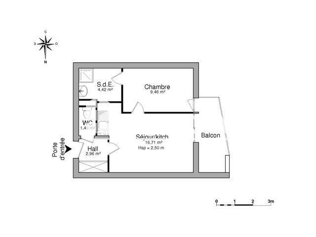 Appartement à louer, 35m², Rennes