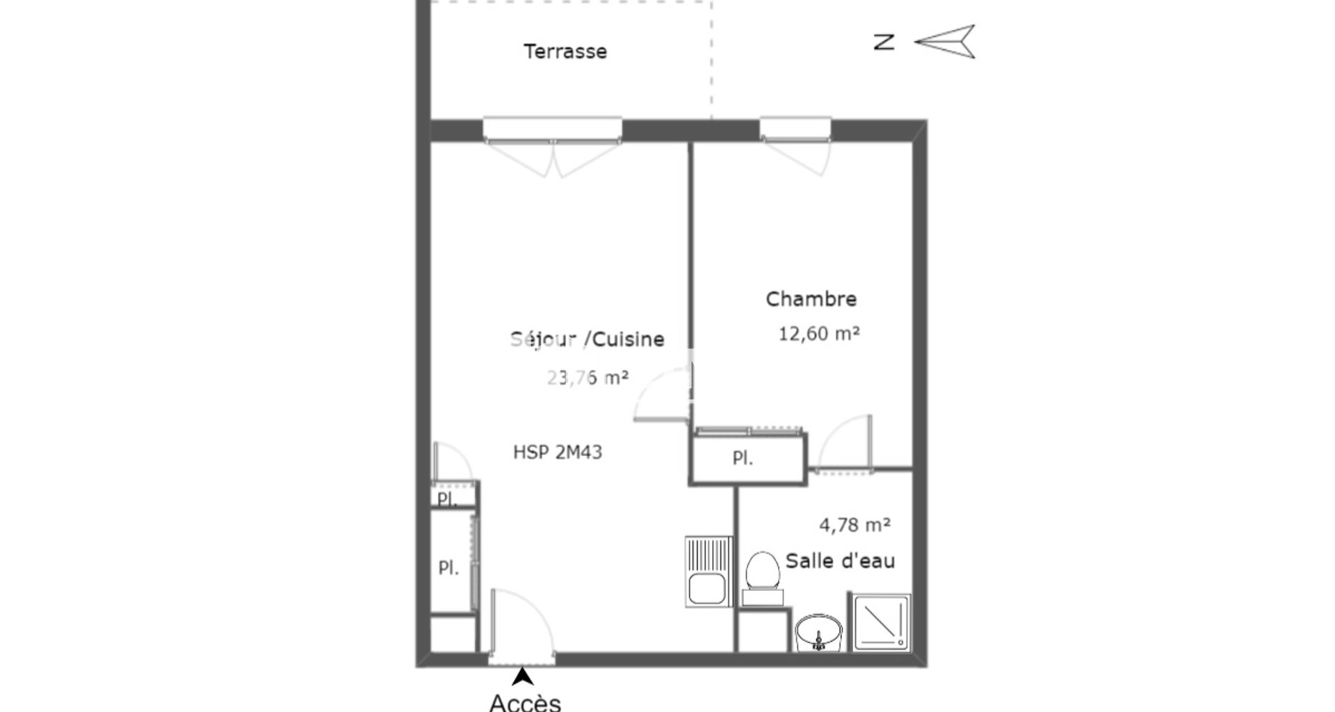 Appartement à louer, 41m², Clermont-Ferrand