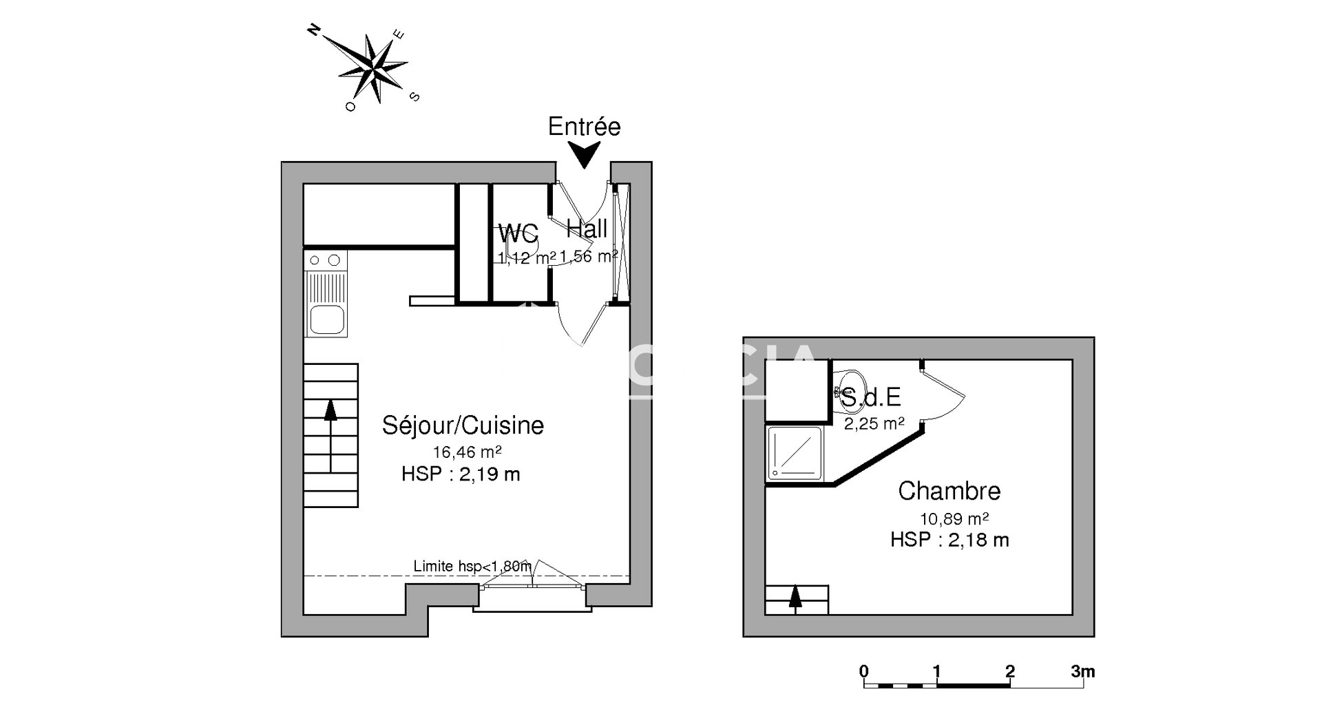 Appartement à louer, 32m², Epron
