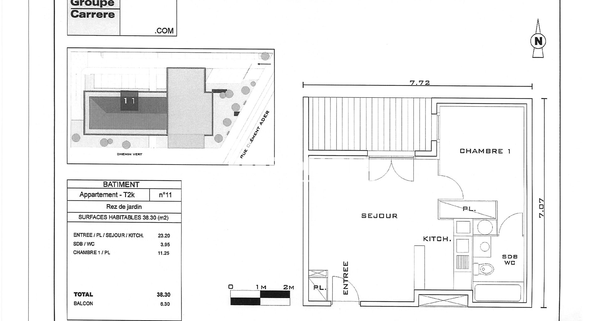 Appartement à louer, 39m², Beaumont
