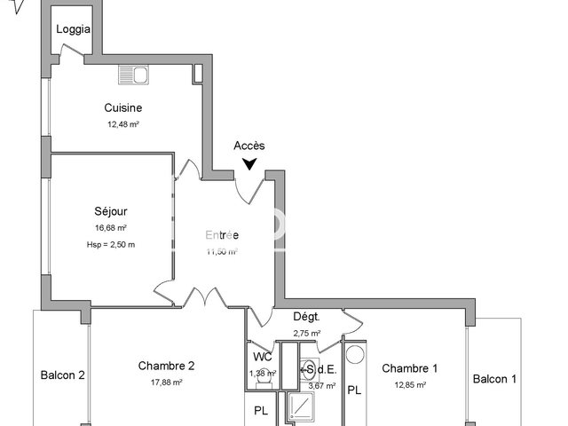 Appartement à louer, 79m², Albertville